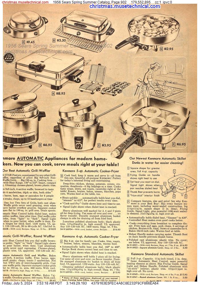 1956 Sears Spring Summer Catalog, Page 902