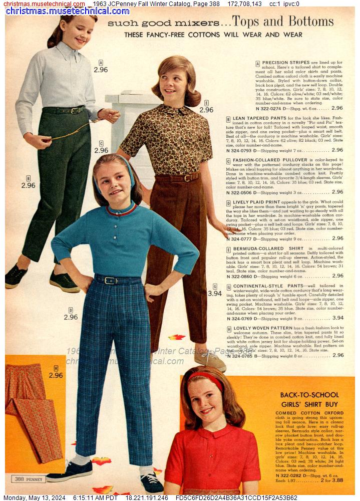 1963 JCPenney Fall Winter Catalog, Page 388