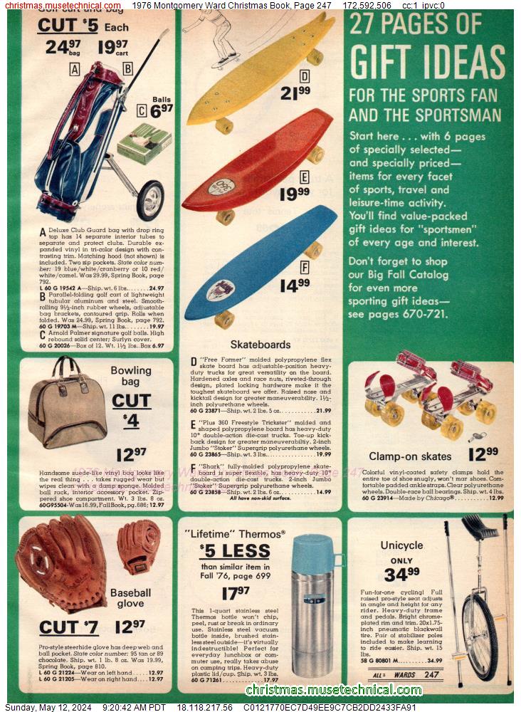 1976 Montgomery Ward Christmas Book, Page 247