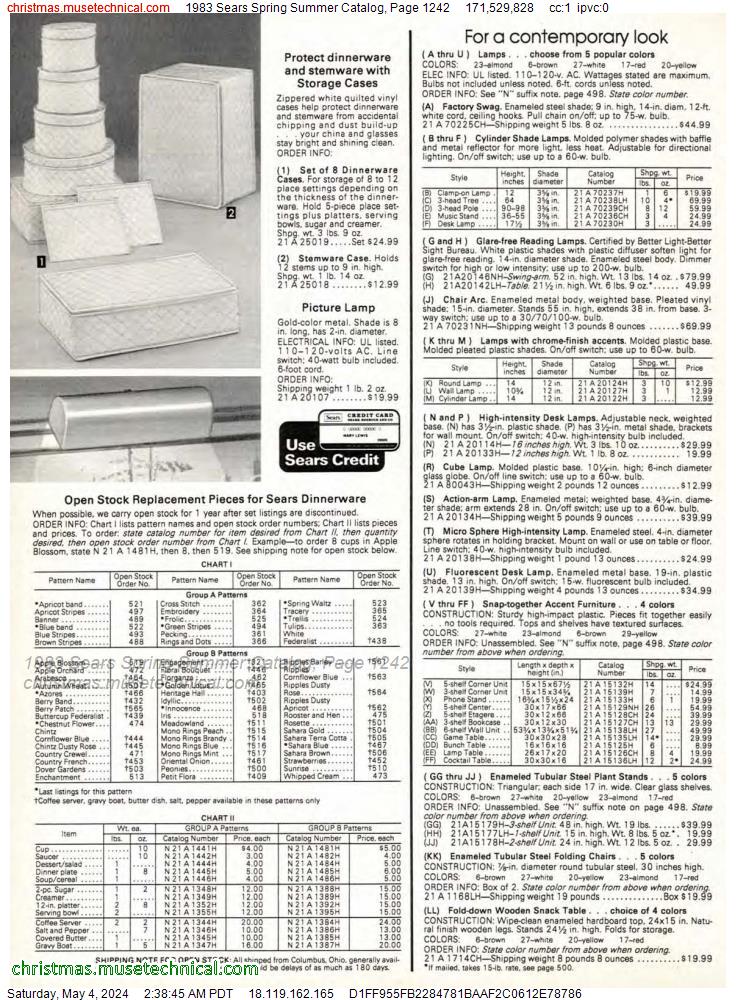 1983 Sears Spring Summer Catalog, Page 1242