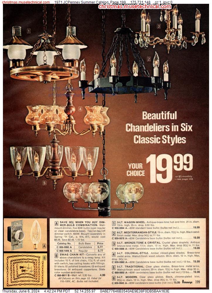 1971 JCPenney Summer Catalog, Page 199