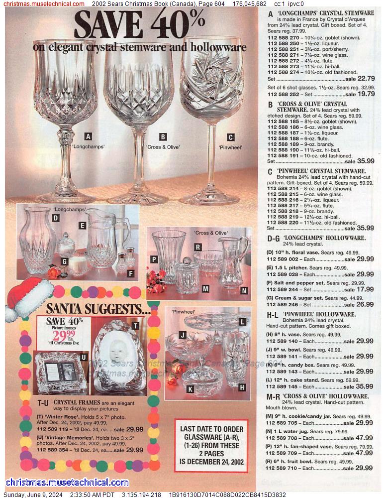 2002 Sears Christmas Book (Canada), Page 604