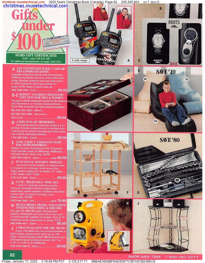 2002 Sears Christmas Book (Canada), Page 82