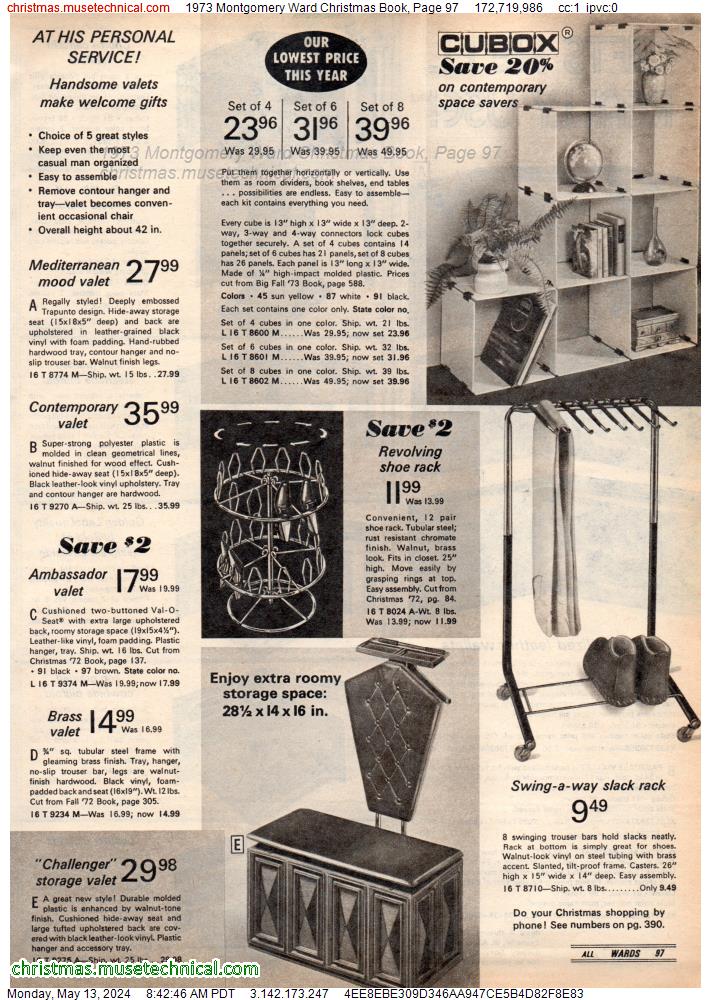 1973 Montgomery Ward Christmas Book, Page 97