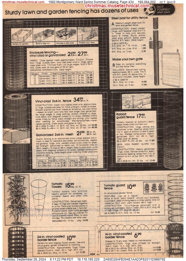 1982 Montgomery Ward Spring Summer Catalog, Page 434