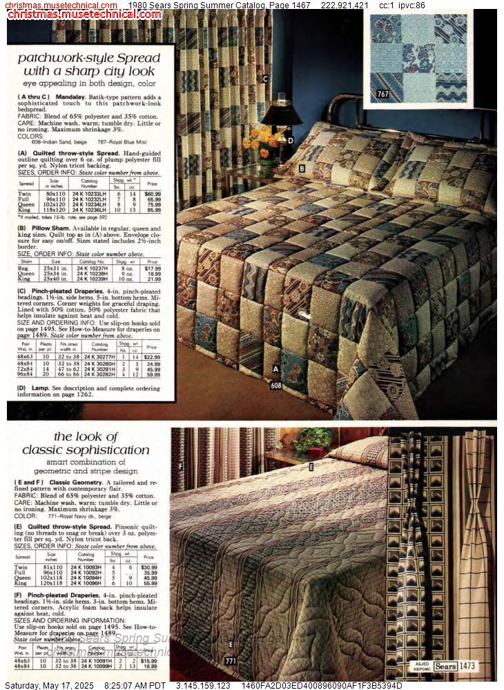 1980 Sears Spring Summer Catalog, Page 1467