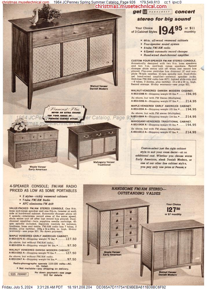1964 JCPenney Spring Summer Catalog, Page 926