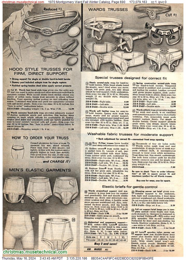 1970 Montgomery Ward Fall Winter Catalog, Page 690