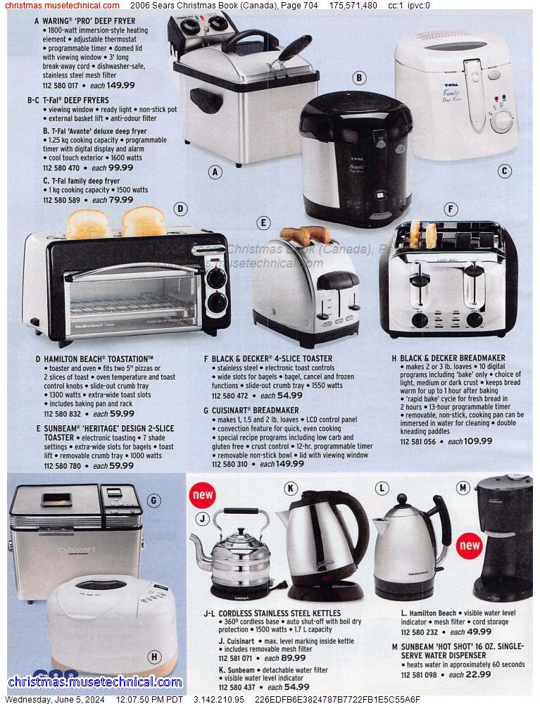 2006 Sears Christmas Book (Canada), Page 704