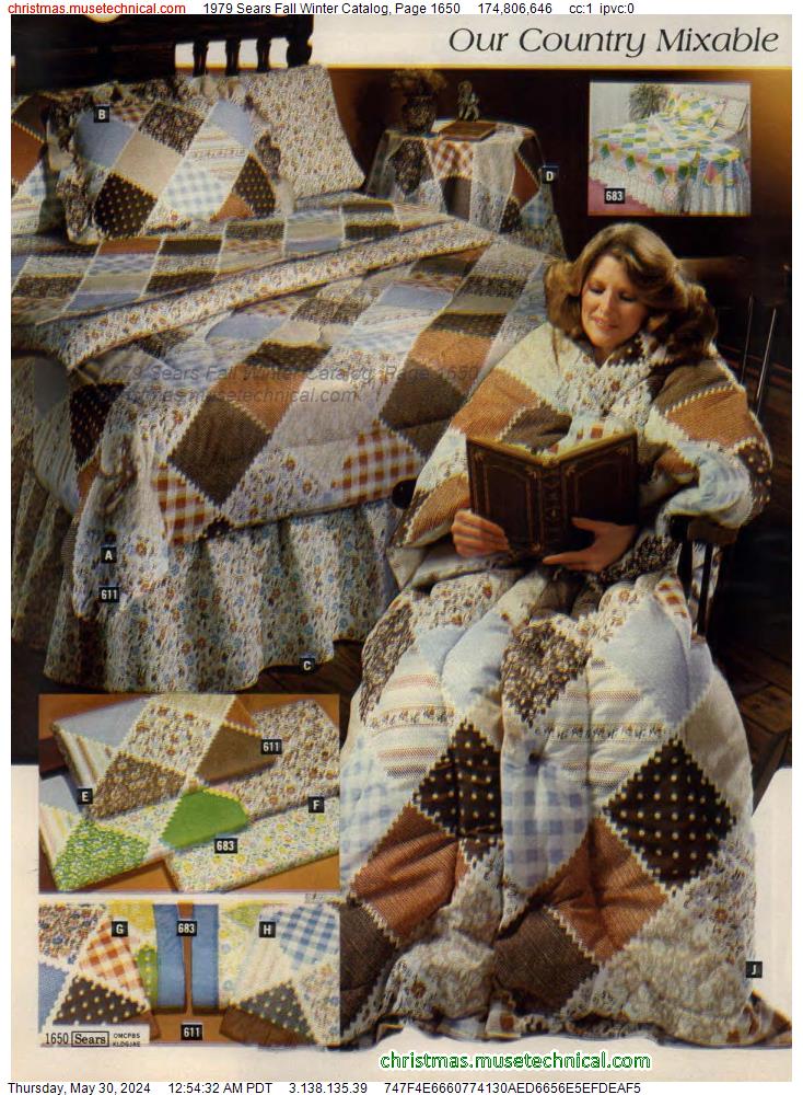 1979 Sears Fall Winter Catalog, Page 1650