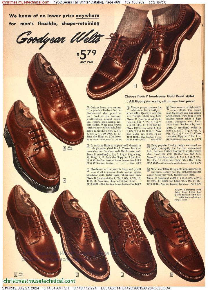 1952 Sears Fall Winter Catalog, Page 469