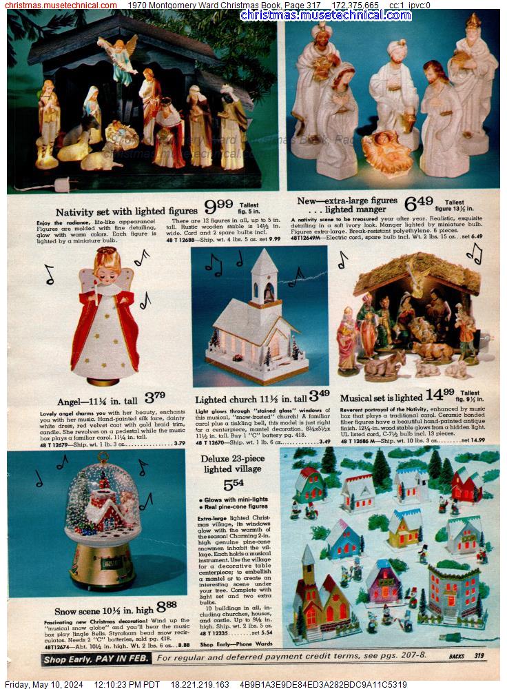 1970 Montgomery Ward Christmas Book, Page 317