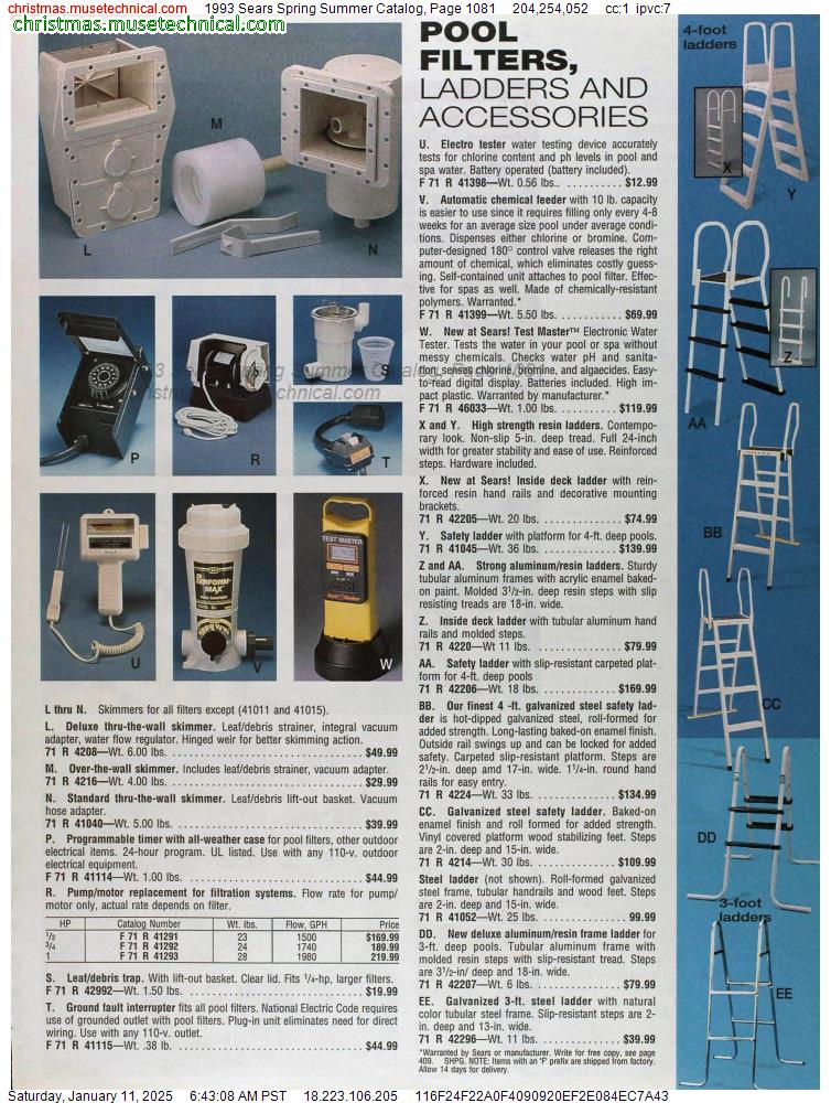 1993 Sears Spring Summer Catalog, Page 1081