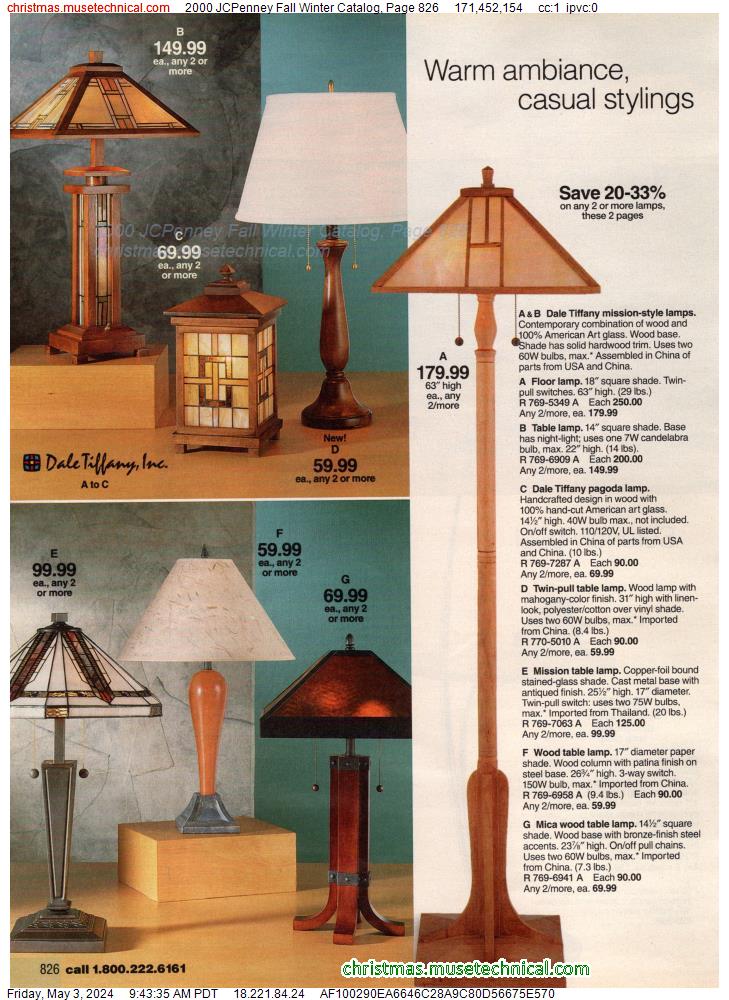 2000 JCPenney Fall Winter Catalog, Page 826