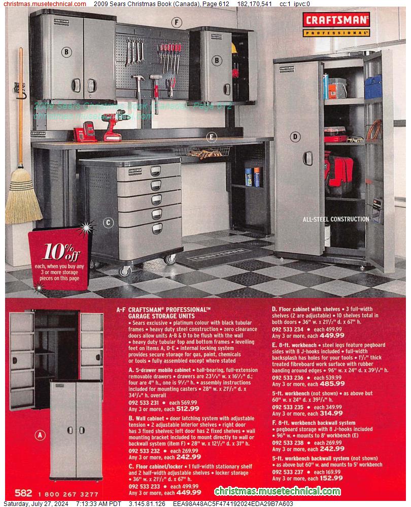 2009 Sears Christmas Book (Canada), Page 612