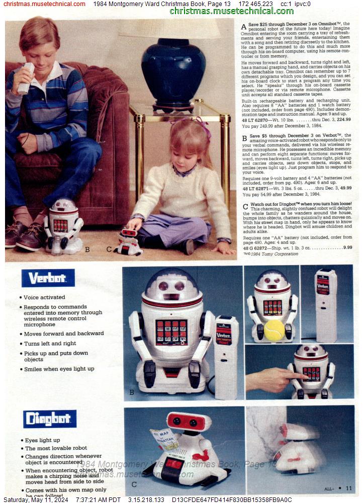 1984 Montgomery Ward Christmas Book, Page 13