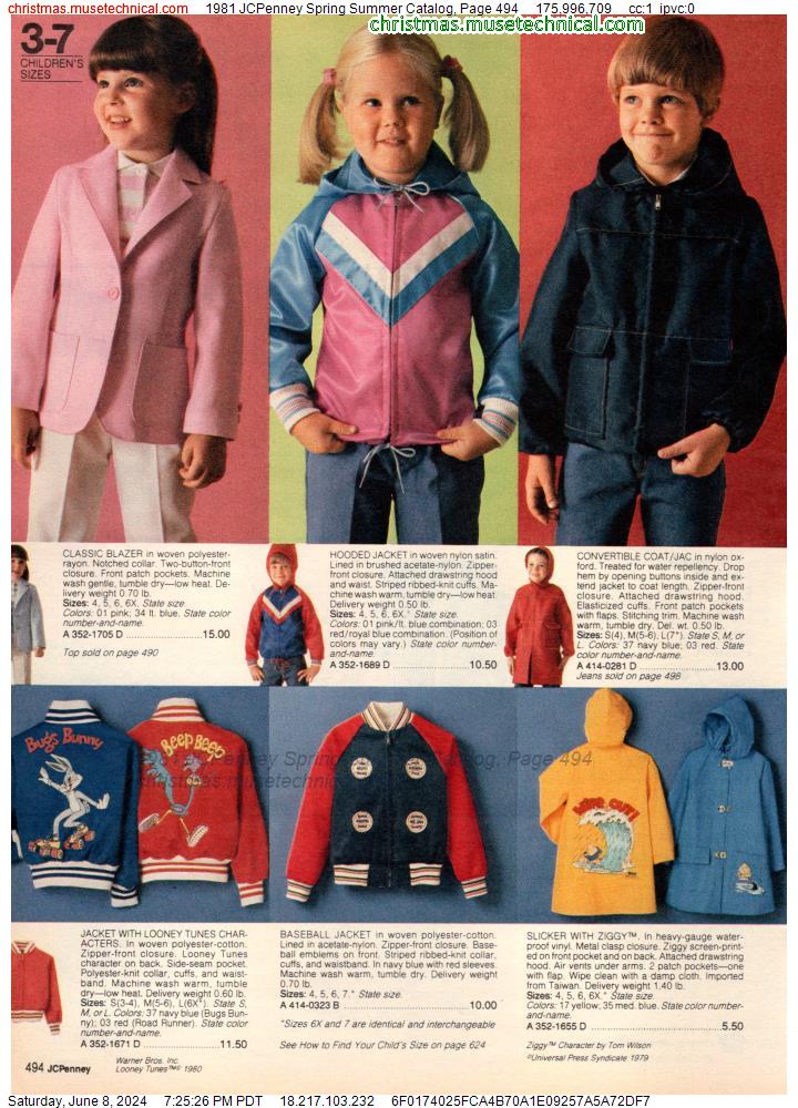 1981 JCPenney Spring Summer Catalog, Page 494