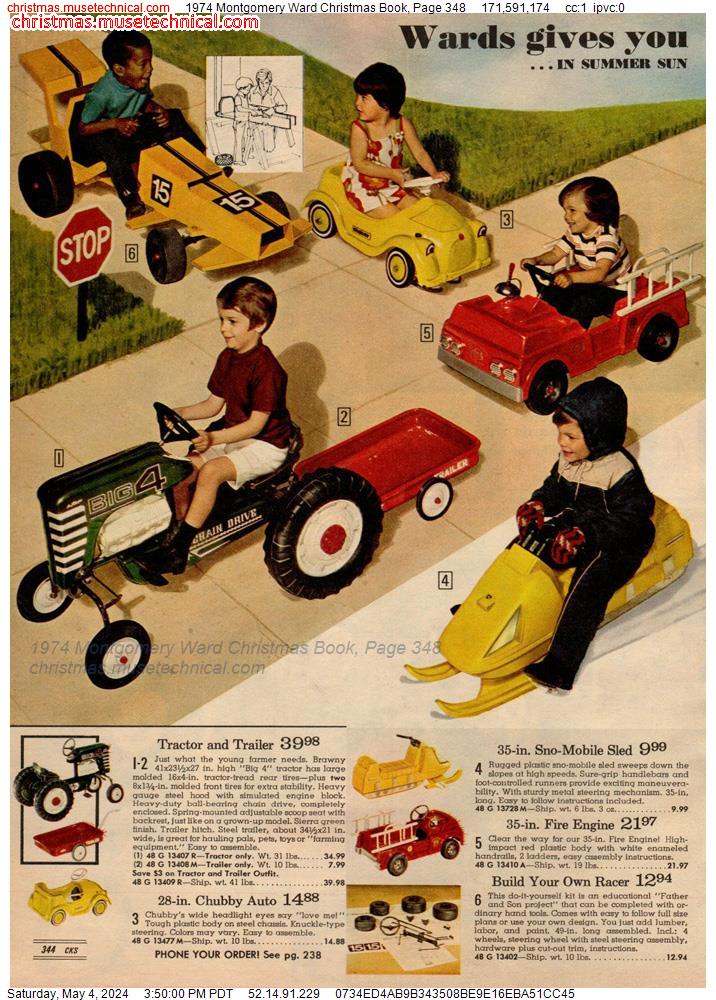 1974 Montgomery Ward Christmas Book, Page 348