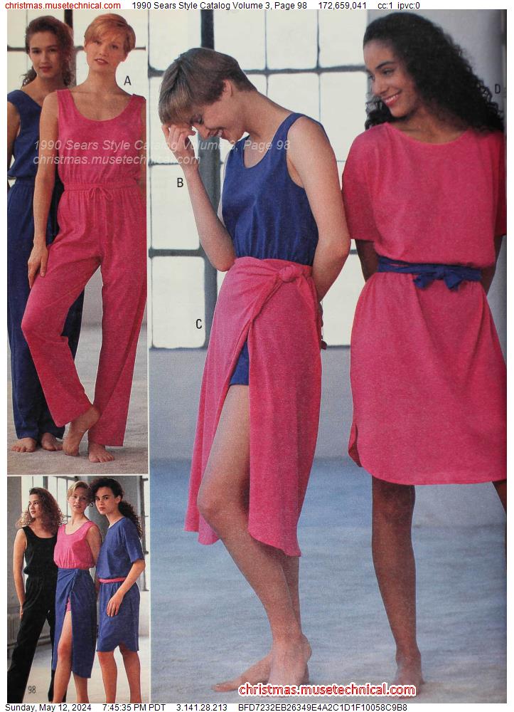 1990 Sears Style Catalog Volume 3, Page 98