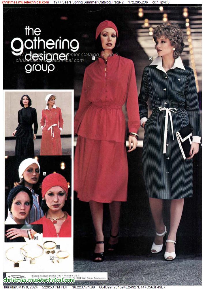 1977 Sears Spring Summer Catalog, Page 2