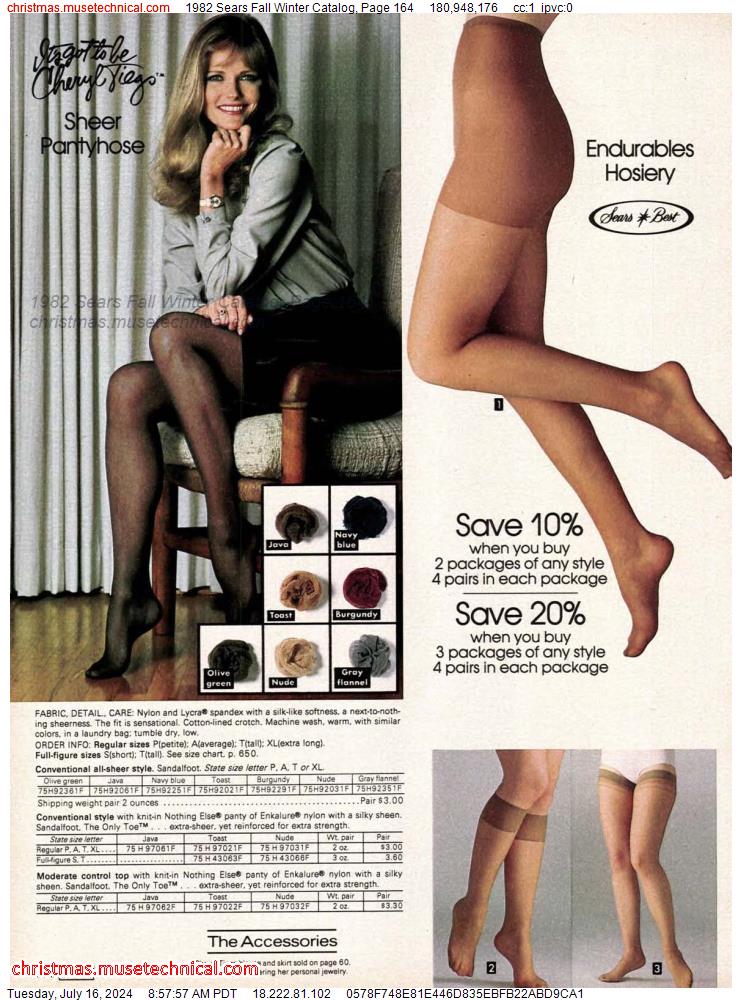 1982 Sears Fall Winter Catalog, Page 164