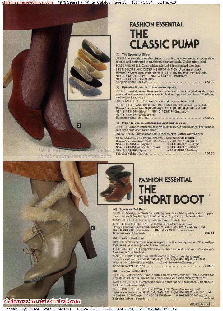 1979 Sears Fall Winter Catalog, Page 23