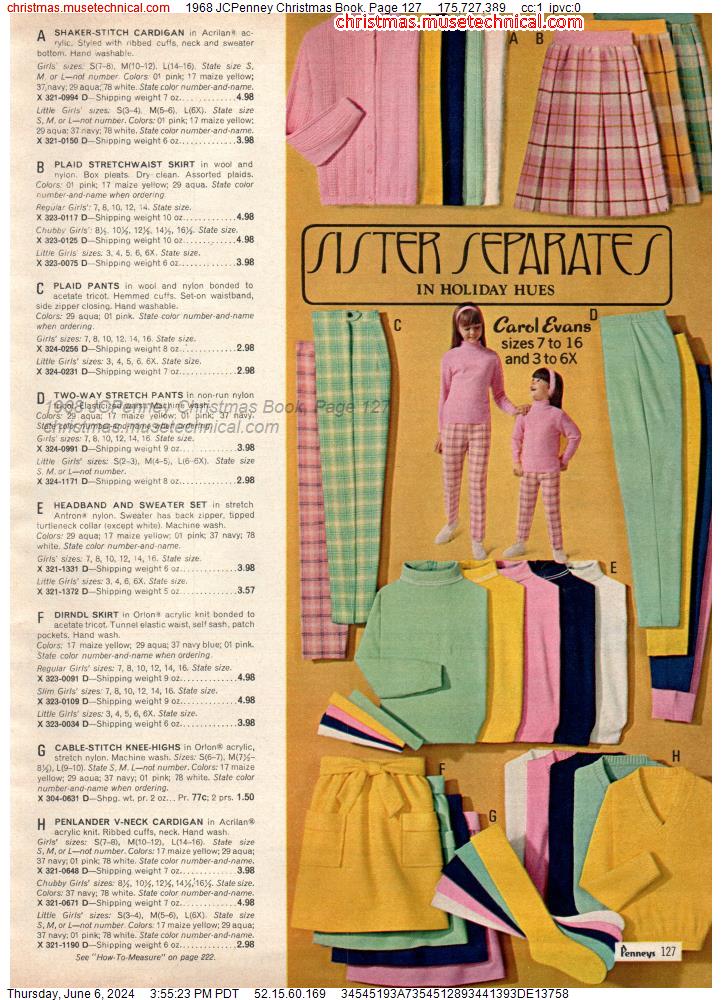 1968 JCPenney Christmas Book, Page 127