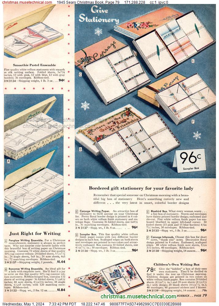 1945 Sears Christmas Book, Page 79