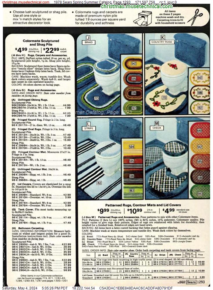 1978 Sears Spring Summer Catalog, Page 1293