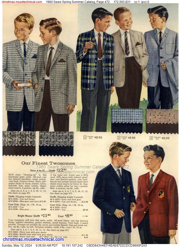 1960 Sears Spring Summer Catalog, Page 472