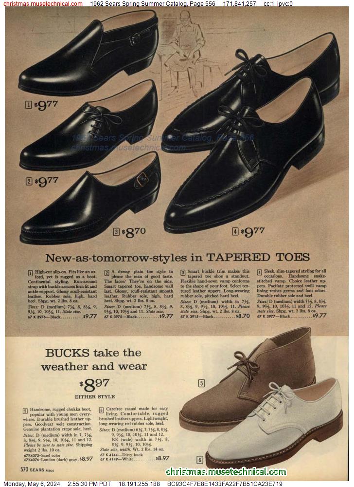 1962 Sears Spring Summer Catalog, Page 556