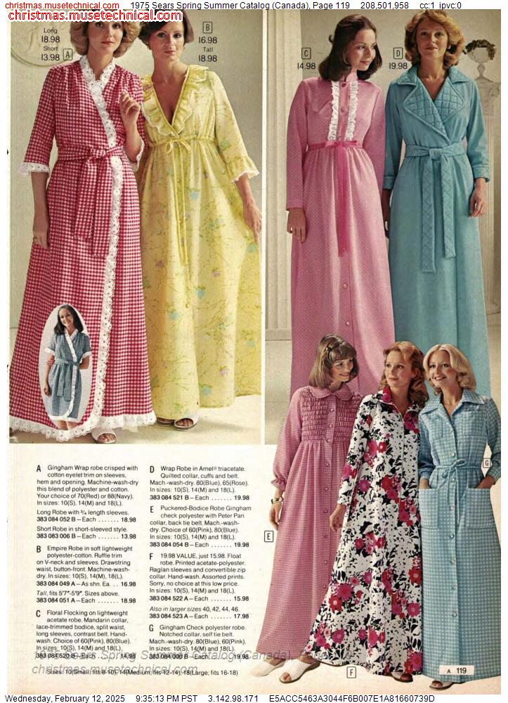 1975 Sears Spring Summer Catalog (Canada), Page 119