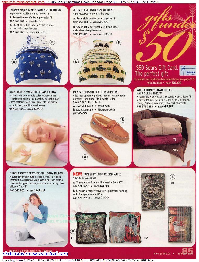 2005 Sears Christmas Book (Canada), Page 89