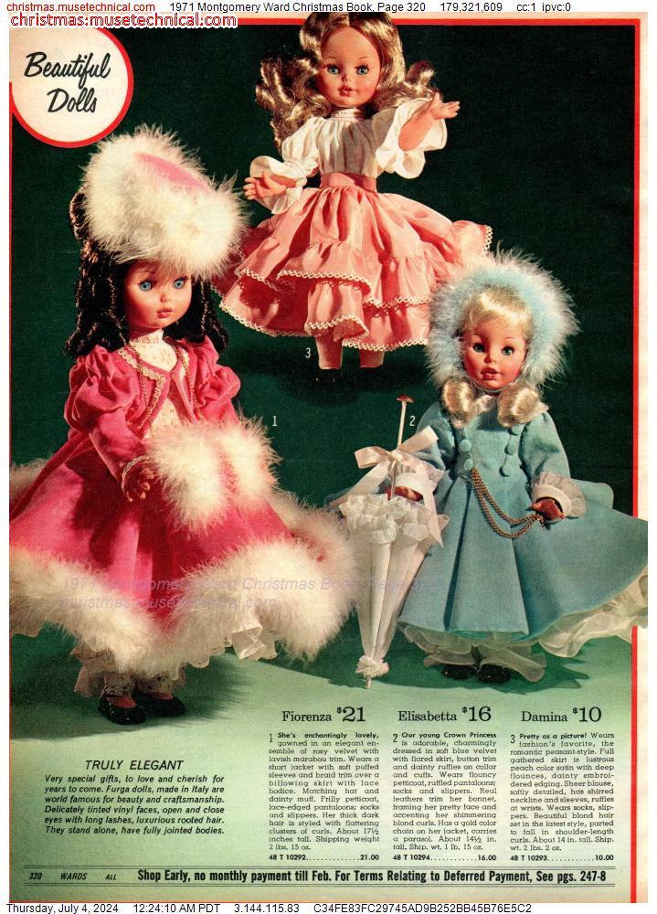 1971 Montgomery Ward Christmas Book, Page 320