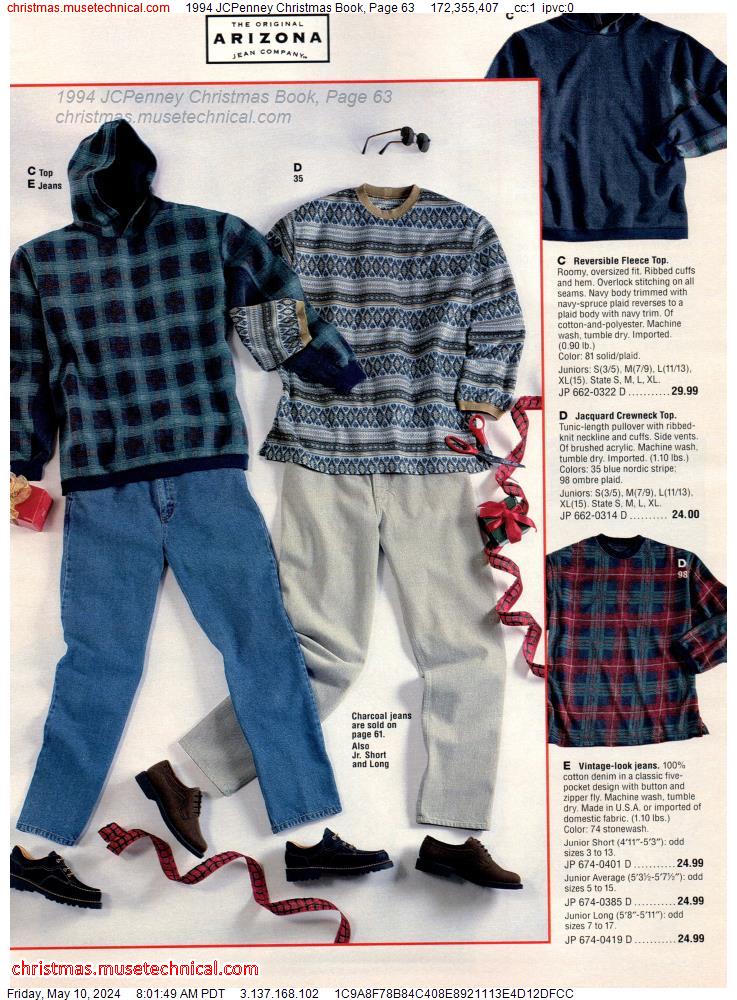 1994 JCPenney Christmas Book, Page 63