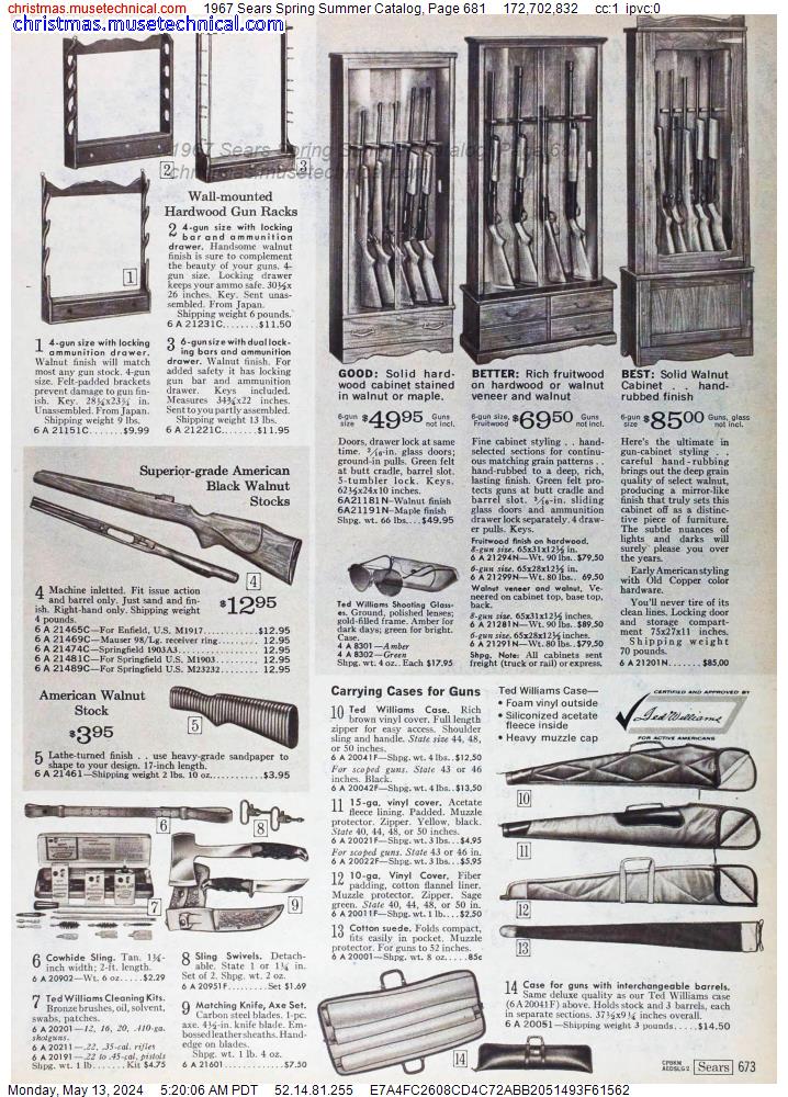 1967 Sears Spring Summer Catalog, Page 681