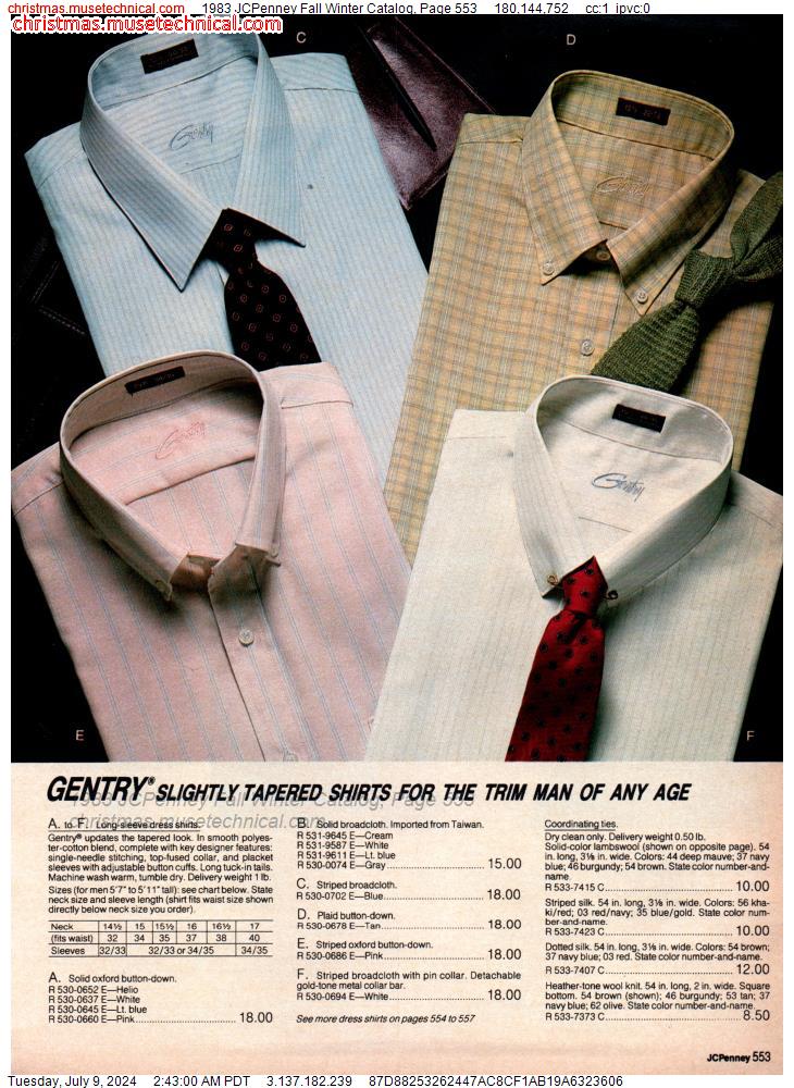 1983 JCPenney Fall Winter Catalog, Page 553