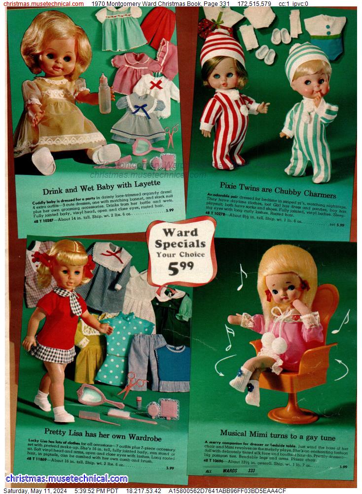 1970 Montgomery Ward Christmas Book, Page 331