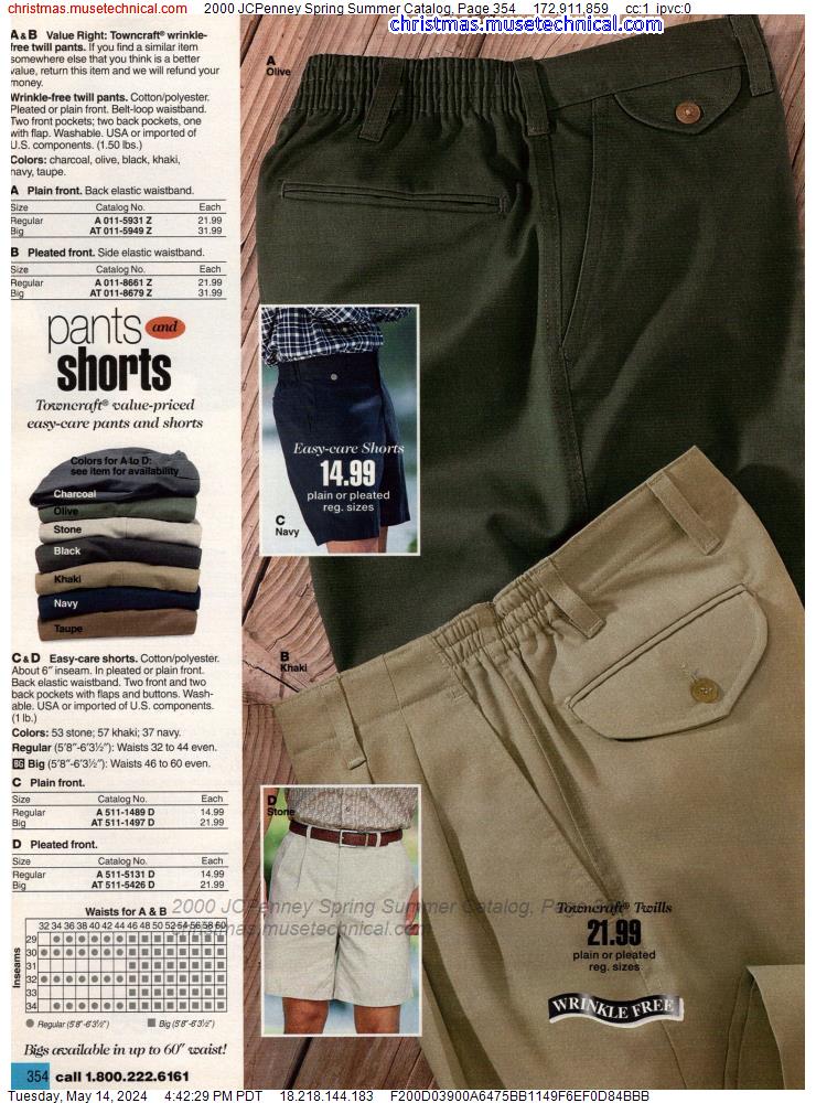 2000 JCPenney Spring Summer Catalog, Page 354