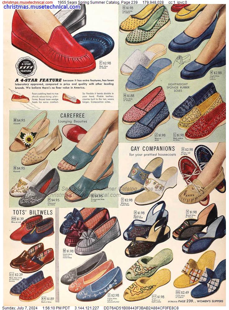 1955 Sears Spring Summer Catalog, Page 239