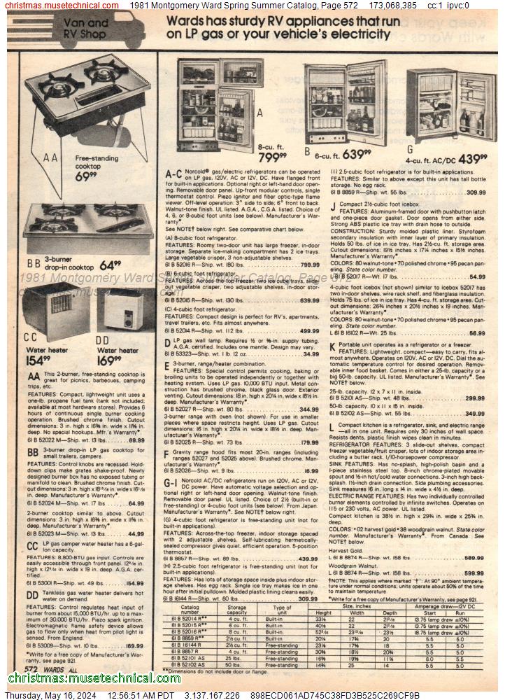 1981 Montgomery Ward Spring Summer Catalog, Page 572