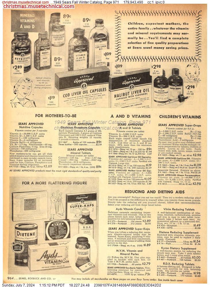 1949 Sears Fall Winter Catalog, Page 971