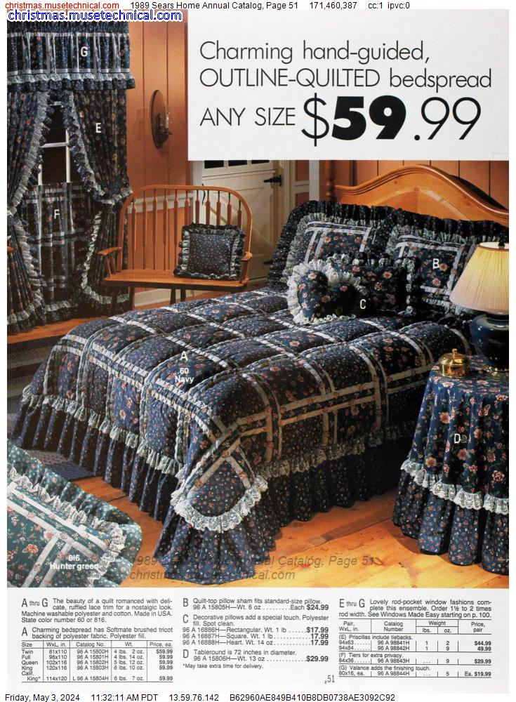 1989 Sears Home Annual Catalog, Page 51