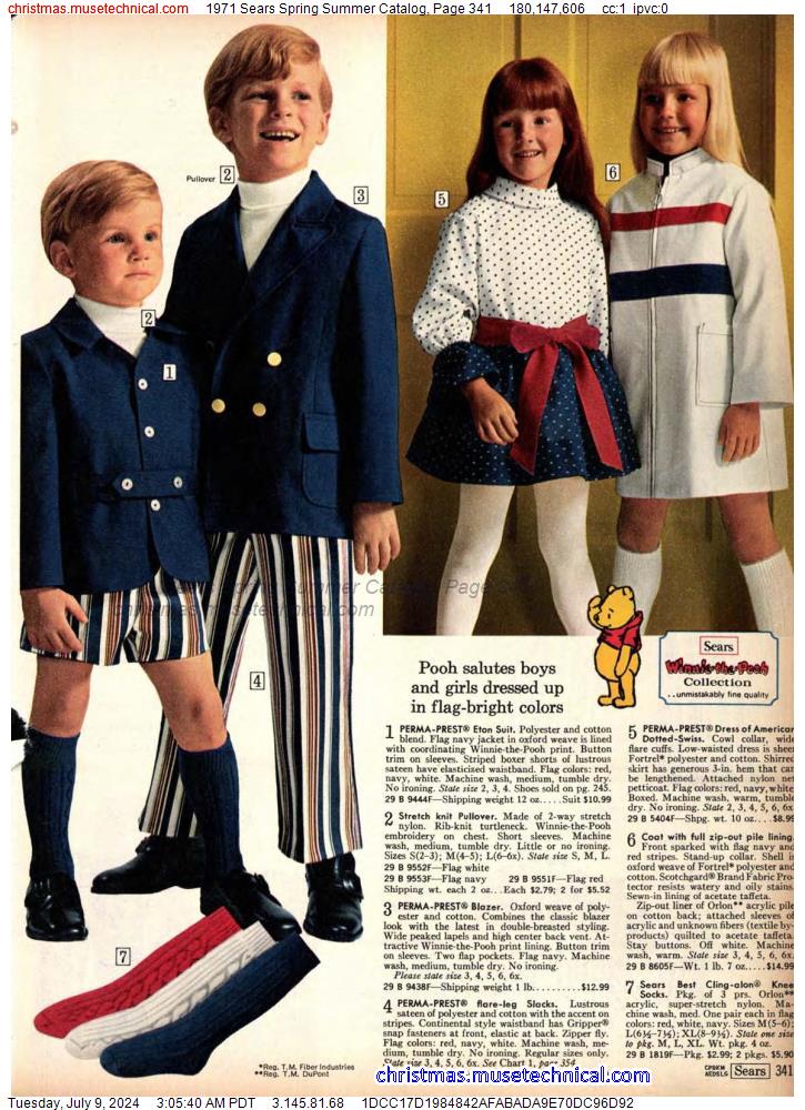 1971 Sears Spring Summer Catalog, Page 341