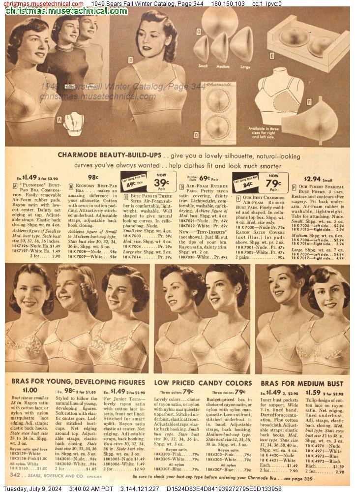 1949 Sears Fall Winter Catalog, Page 344