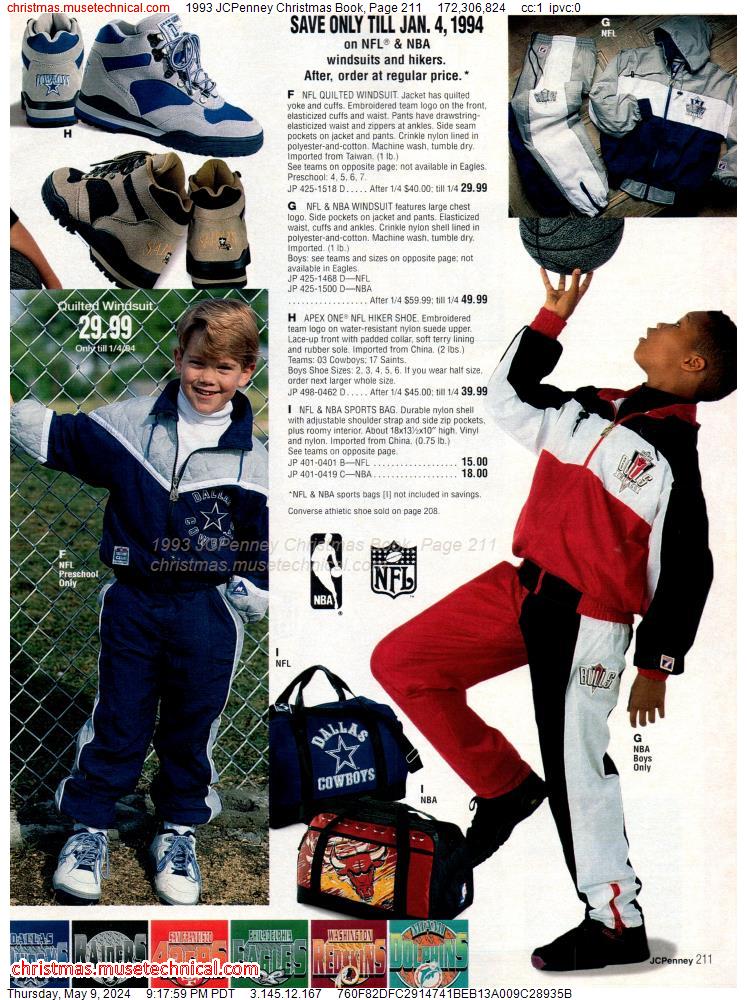 1993 JCPenney Christmas Book, Page 211