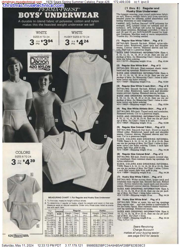 1976 Sears Spring Summer Catalog, Page 426