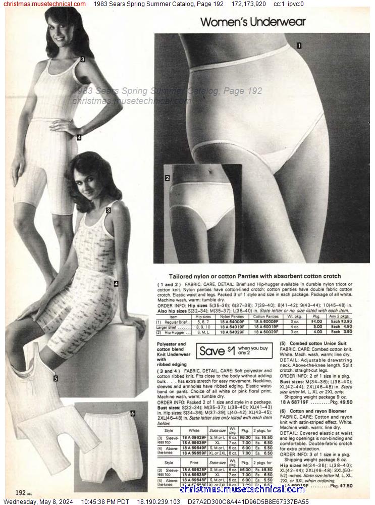 1983 Sears Spring Summer Catalog, Page 192