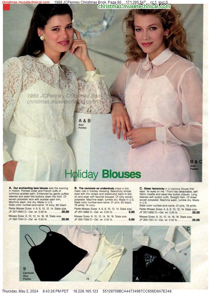 1988 JCPenney Christmas Book, Page 90