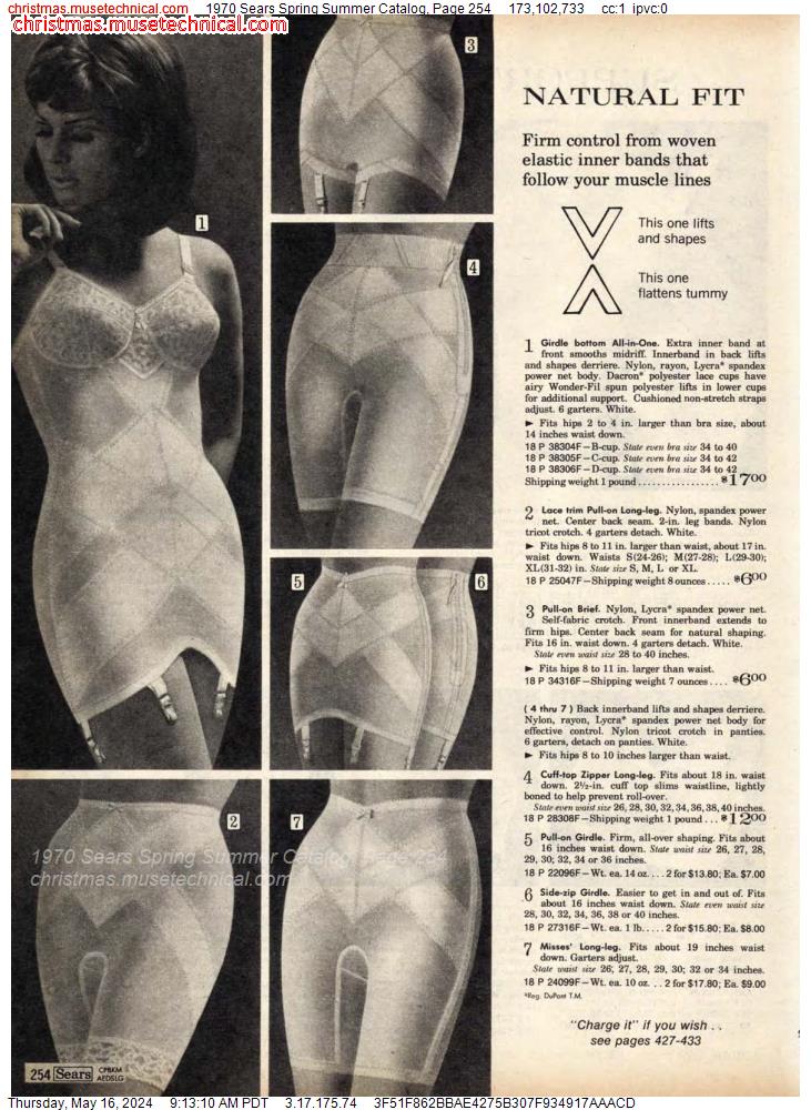 1970 Sears Spring Summer Catalog, Page 254